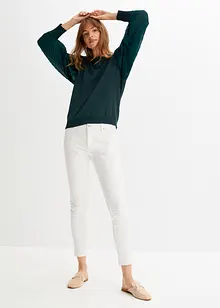 Pull avec manches plissées, bonprix