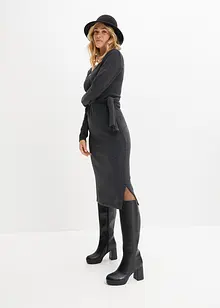 Robe en maille midi, bonprix