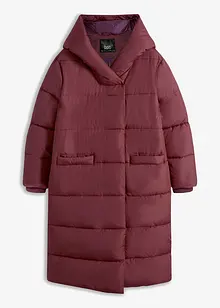 Manteau oversize matelassé avec capuche, en polyester recyclé, bonprix