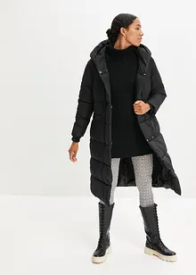 Manteau oversize matelassé avec capuche, en polyester recyclé, bonprix