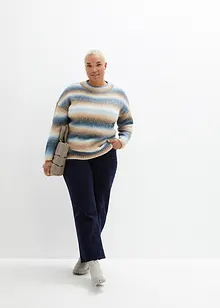 Pull avec dégradé de couleur et teneur en laine, bonprix