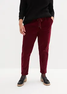 Pantalon en velours côtelé avec cordon, bonprix