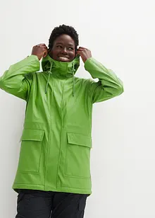 Veste de pluie avec doublure peluche en matière imperméable, bonprix