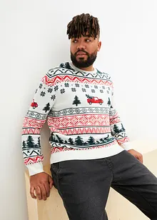 Pull de Noël en fine maille, bonprix