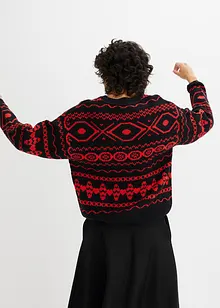 Pull norvégien à col haut, bonprix