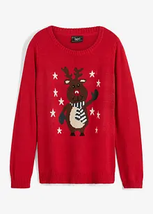 Pull de Noël en maille, bonprix