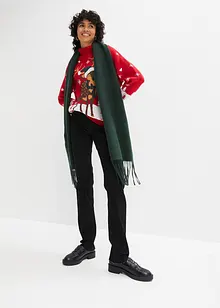 Pull de Noël à col roulé, bonprix