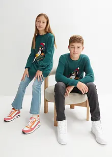 Pull en maille enfant avec motif de Noël, bpc bonprix collection