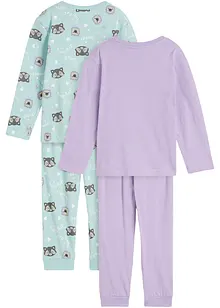 Pyjama fille (ens. 4 pces), bonprix