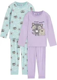 Pyjama fille (ens. 4 pces), bonprix