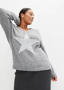 Pull motif étoile, bonprix