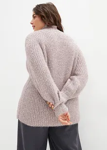 Pull en fil duveteux, bonprix