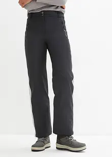 Pantalon de ski thermo fonctionnel, détails réfléchissants, étanche, Straight, bonprix