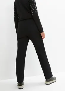 Pantalon thermo avec doublure polaire et taille confortable, étanche, Straight, bonprix