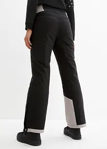 Pantalon de ski thermo fonctionnel coupe haute avec taille confortable, étanche, Straight, bonprix