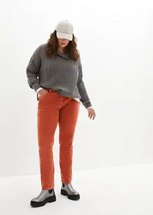 Pantalon en velours côtelé, Slim, bonprix