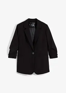 Blazer ample à manches 7/8 froncées, bonprix