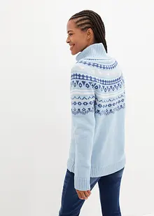 Pull col roulé norvégien, bonprix