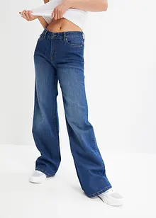 Jean large taille mi-haute, extensible, bonprix