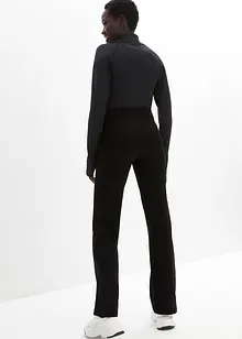 Pantalon de sport en coton, jambes évasées, bonprix