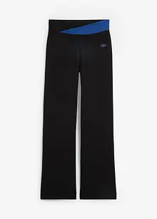 Pantalon de sport en coton, jambes évasées, bonprix