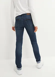 Jean droit taille mi-haute, extensible, bonprix