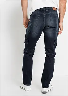 Jean extensible cargo slim, droit, bonprix