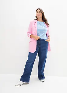 Jean stretch avec taille confortable et jambes extra larges, bonprix