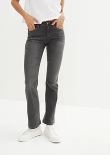 Jean bootcut taille mi-haute, extensible, bonprix