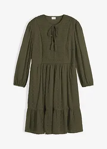 Robe en crêpe texturé, bonprix