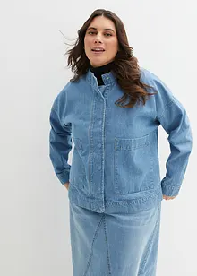 Veste en jean oversize à détails cargo, bonprix