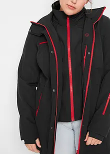 Veste longue en softshell extensible et déperlant, bonprix