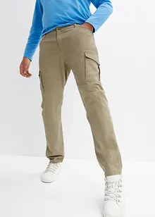 Pantalon cargo extensible Slim Fit, Straight, bonprix