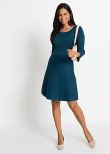 Robe pull avec haut en maille ajourée, bonprix