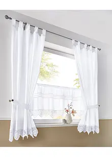 Brise-bise avec bordure crochetée, bonprix