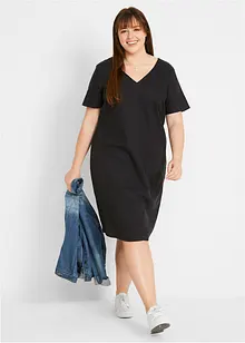 Robe courte en lin majoritaire, bonprix