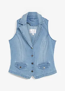 Gilet sans manches en jean extensible, bonprix