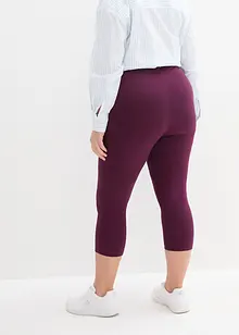 Legging corsaire à empiècement taille confortable, bonprix