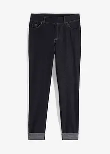 Legging aspect jean en coton mélangé, bonprix