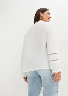 Blouse-tunique à dentelle, bonprix