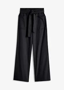Pantalon 7/8 à taille élastiquée, 100% coton, bonprix