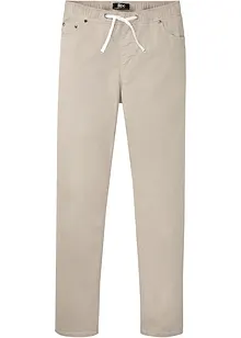 Pantalon droit extensible taille élastiquée, Regular, bonprix