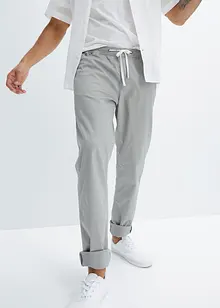 Pantalon droit extensible taille élastiquée, regular, bonprix