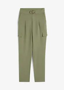 Pantalon cargo avec boucle décorative, bpc selection