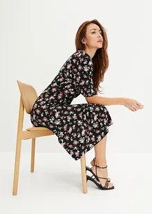 Robe en jersey à manches bouffantes, bonprix