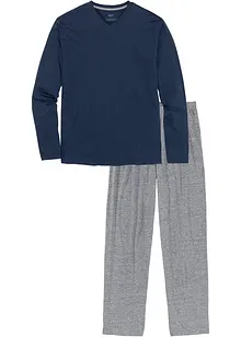 Pyjama à manches longues avec coton, bonprix
