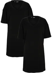 Lot de 2 robes oversize 100% coton, bonprix