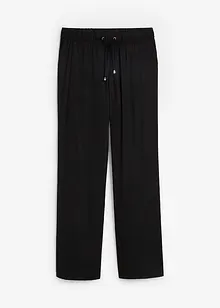 Pantalon à taille élastiquée imprimé en viscose, bonprix