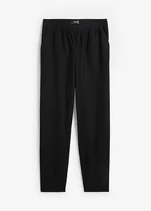 Pantalon en coton et lin, taille haute, bonprix