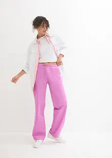 Pantalon en lin à jambe large, bonprix